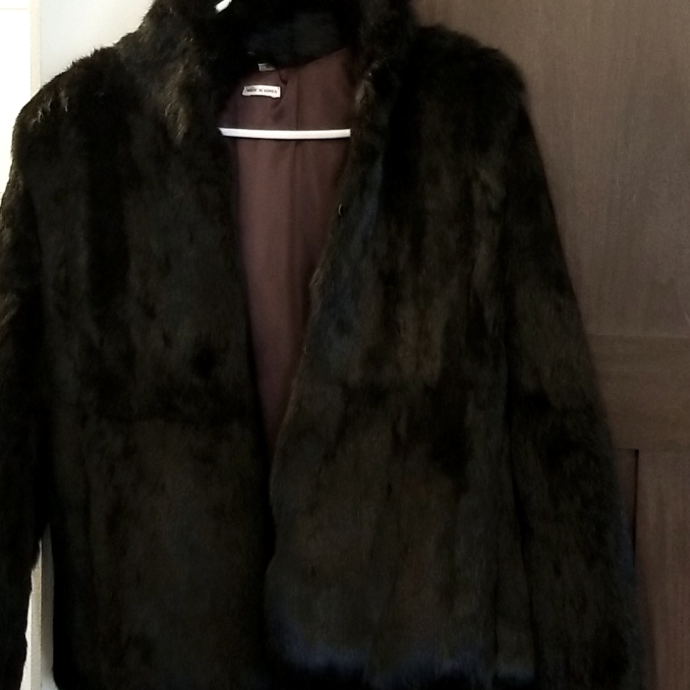 Womens Rabbit Fur Jacket